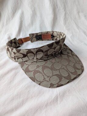 COACH Signature Canvas Visor | Size M/L